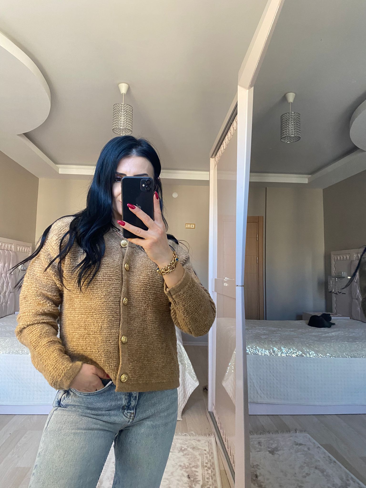 GOLD DÜĞMELİ HIRKA