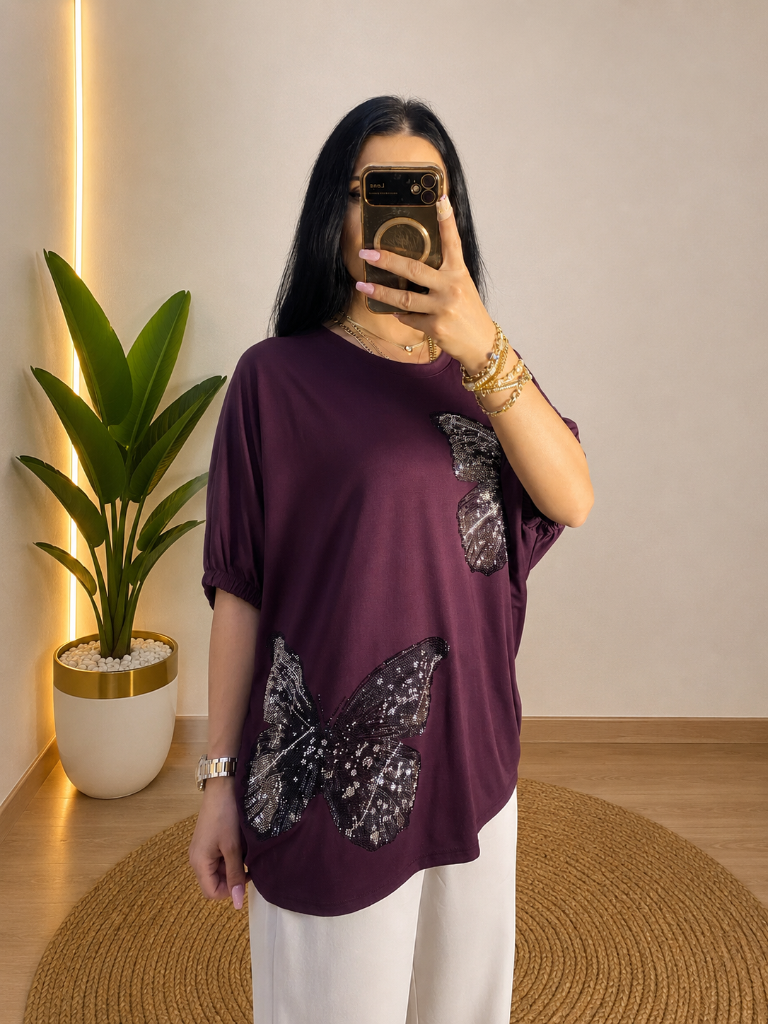 PURPLE BLUZ