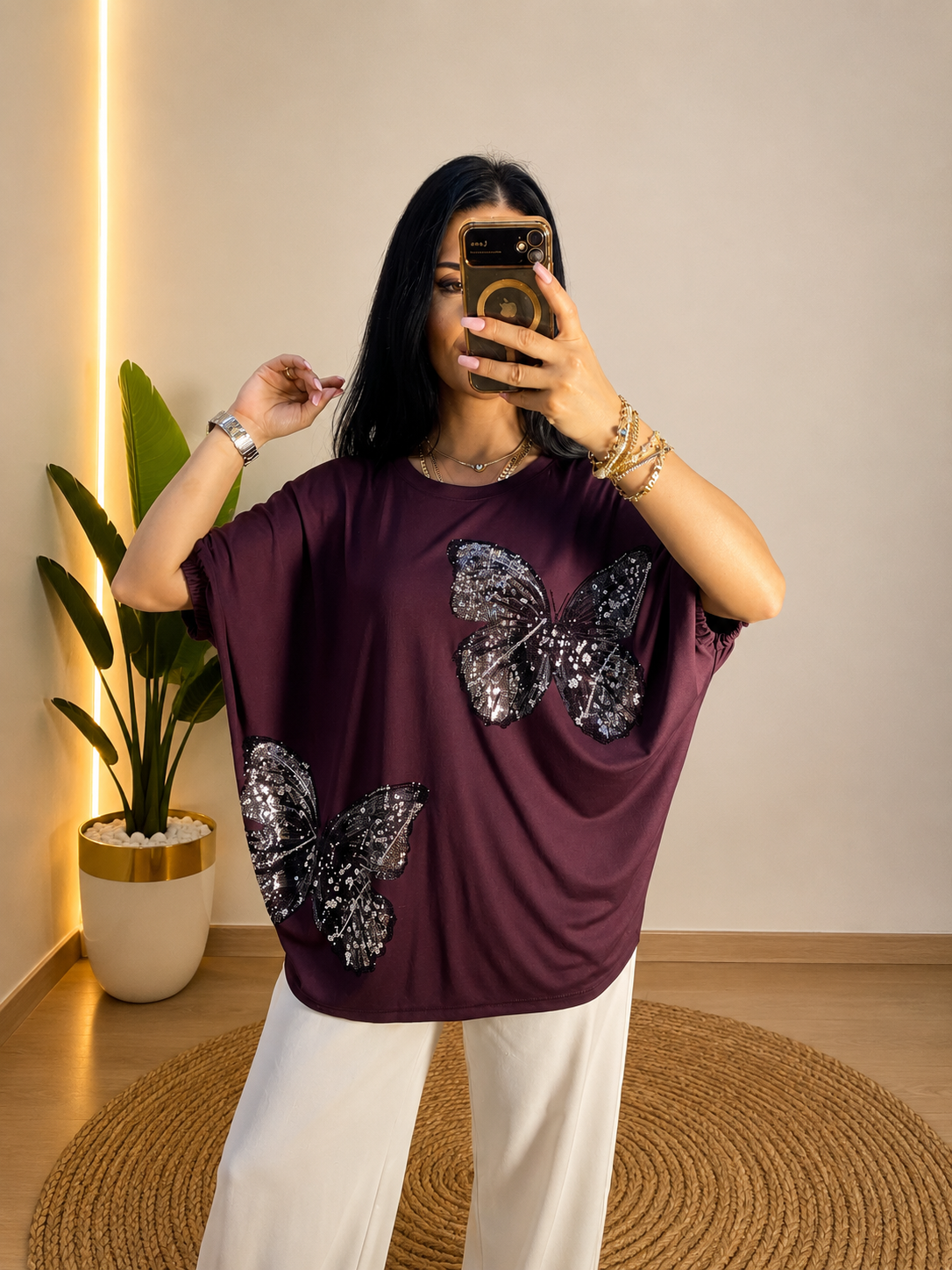 PURPLE BLUZ